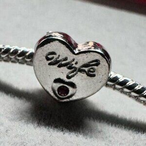 Heart Wife Charm fits PANDORA